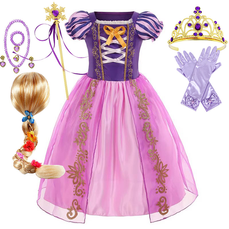 Party Games Crossplay - Gaun Putri Rapunzel Musim Panas Mewah