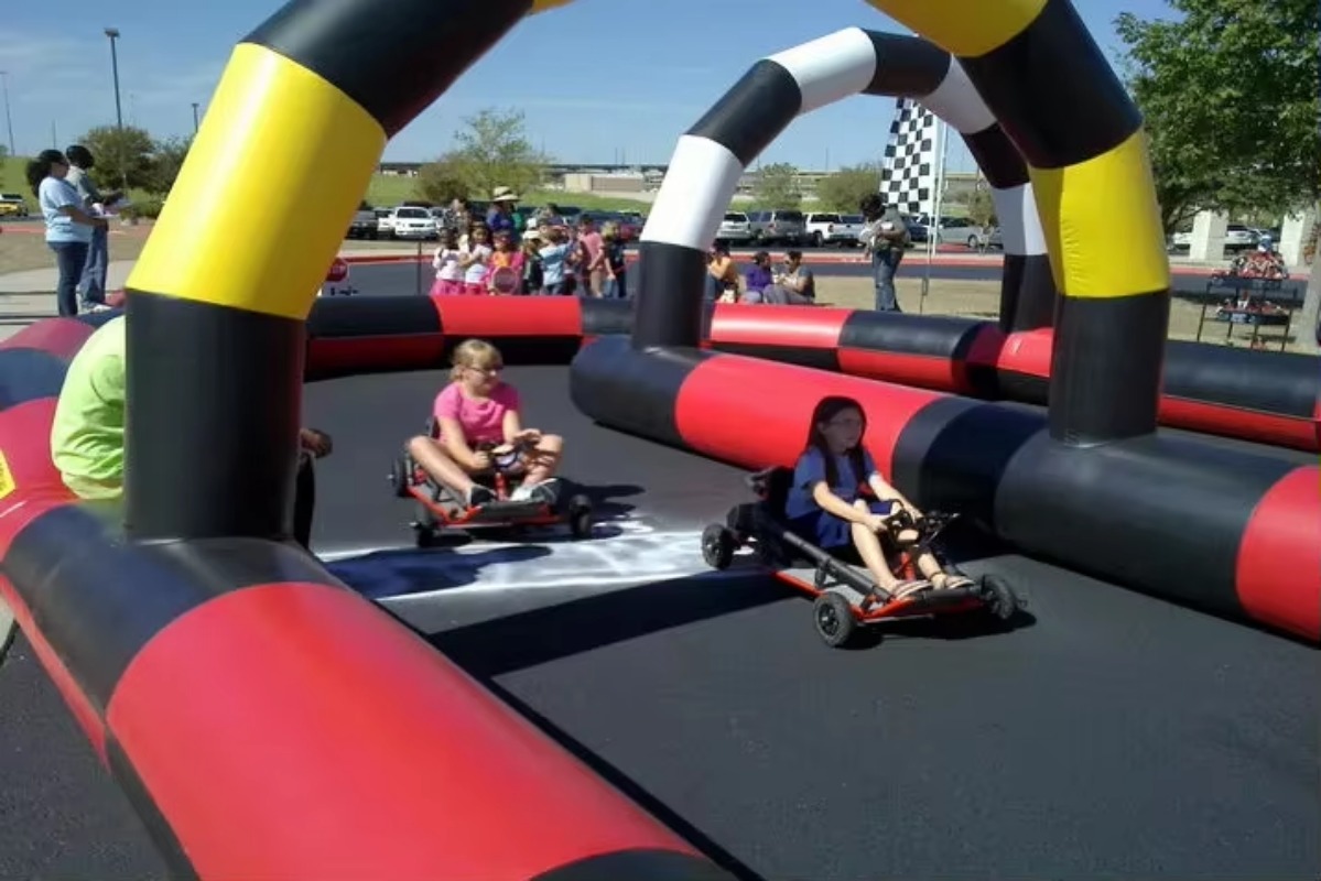 Party Games Lab - Sirkuit Balap Go Kart Tiup Tahan
