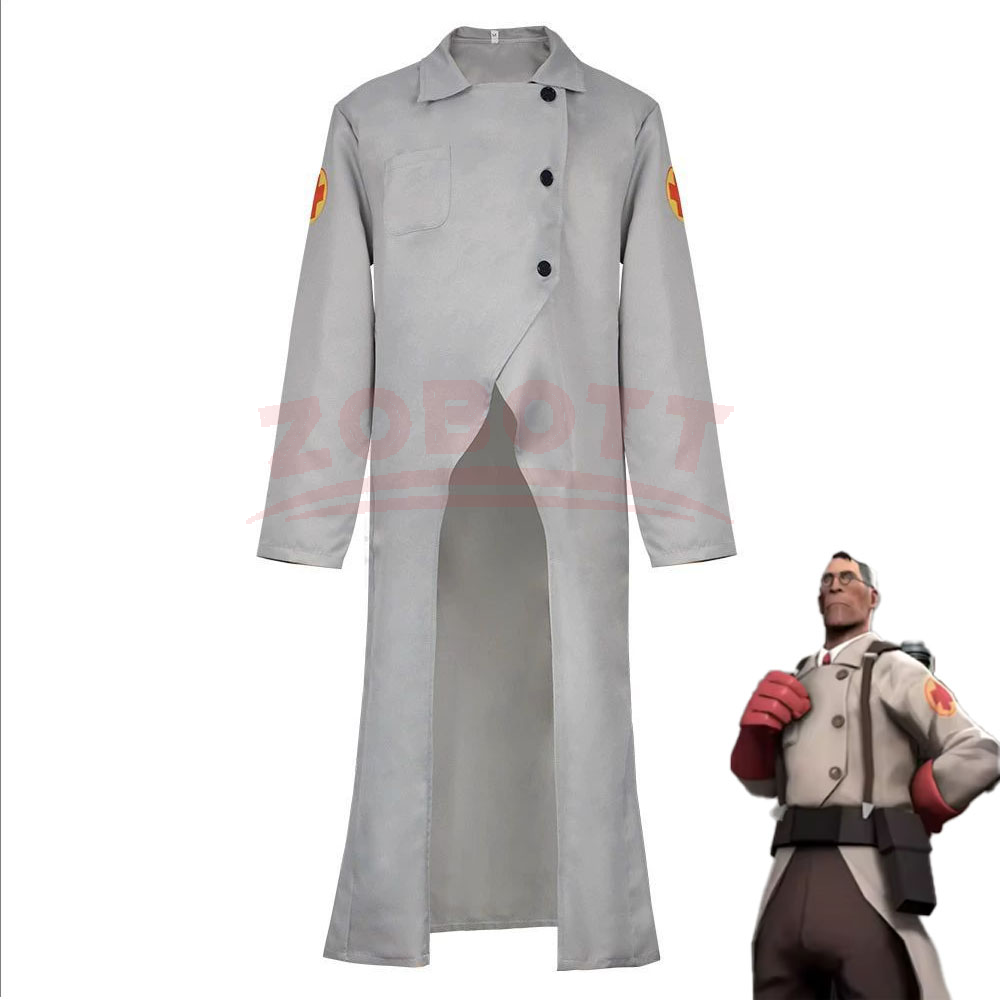 Party Games Lab - Seragam Cosplay TF2 Medic Dr. Ludwig