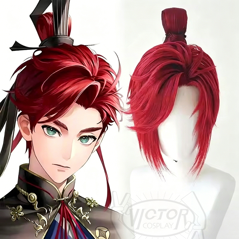 Zelda Party Games - Wig Gaya Cosplay Sun Quan Game