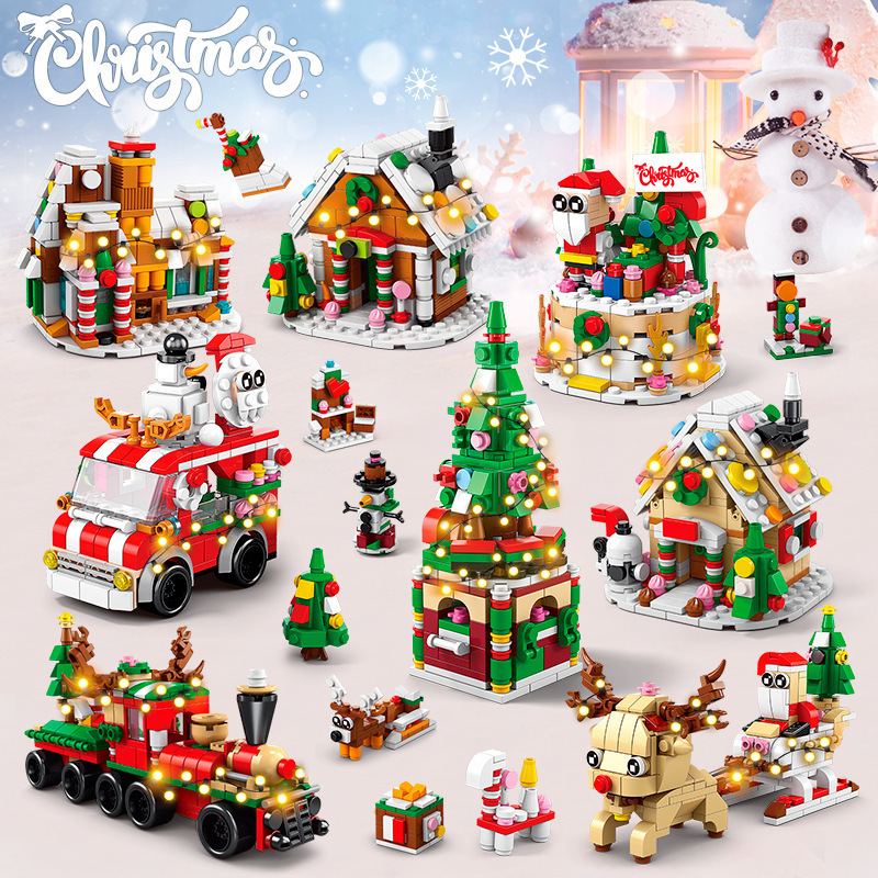 Lego Set Creator - Kota Kreatif Desa Musim Dingin Santa