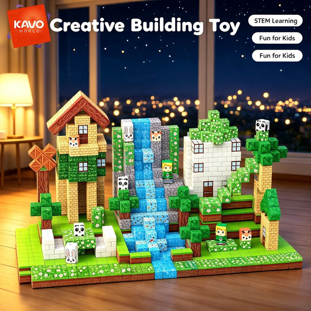 Party Games For 5 Year Olds Indoors - KAVOWORLD 150pcs Blok Bangunan Rumah Hutan