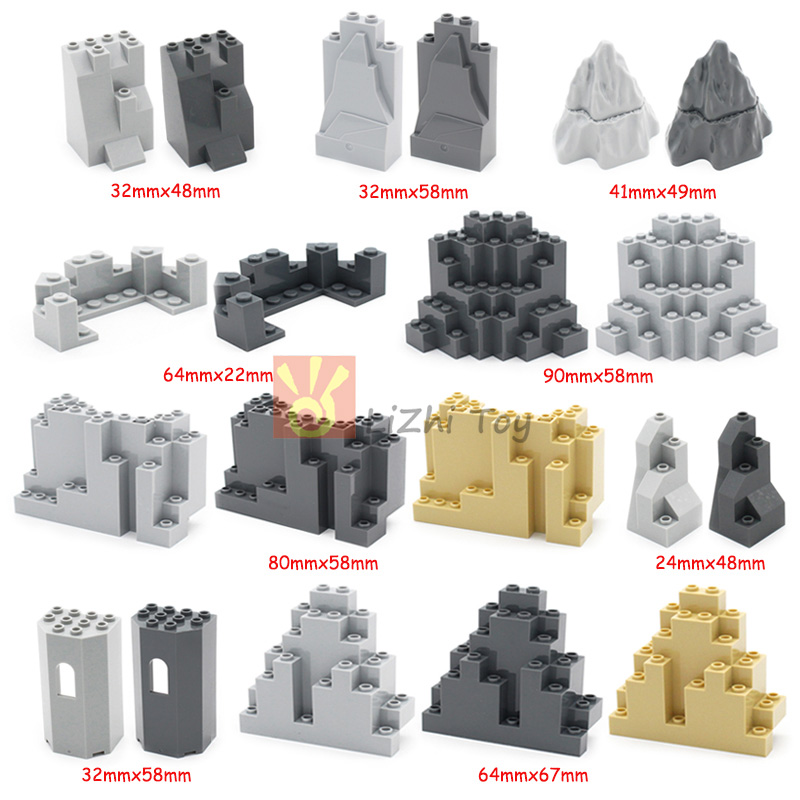Lego Set Creator - MOC Batu Bata Castle Mountain Bebatuan