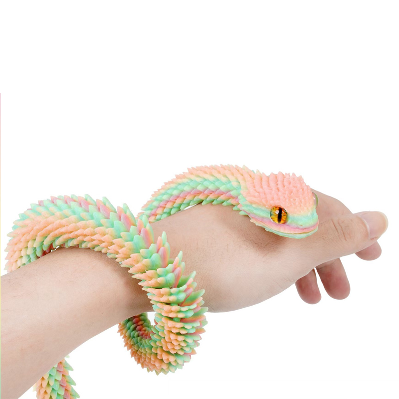 Patung Ular Realistis 3D Print - Party Games New Year ulasan dan harga