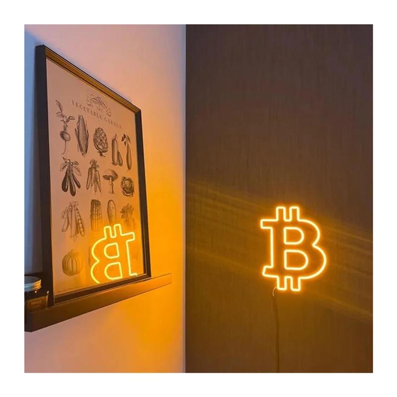 Tanda Neon Bitcoin, Dekorasi D - Party Games Shop ulasan dan harga