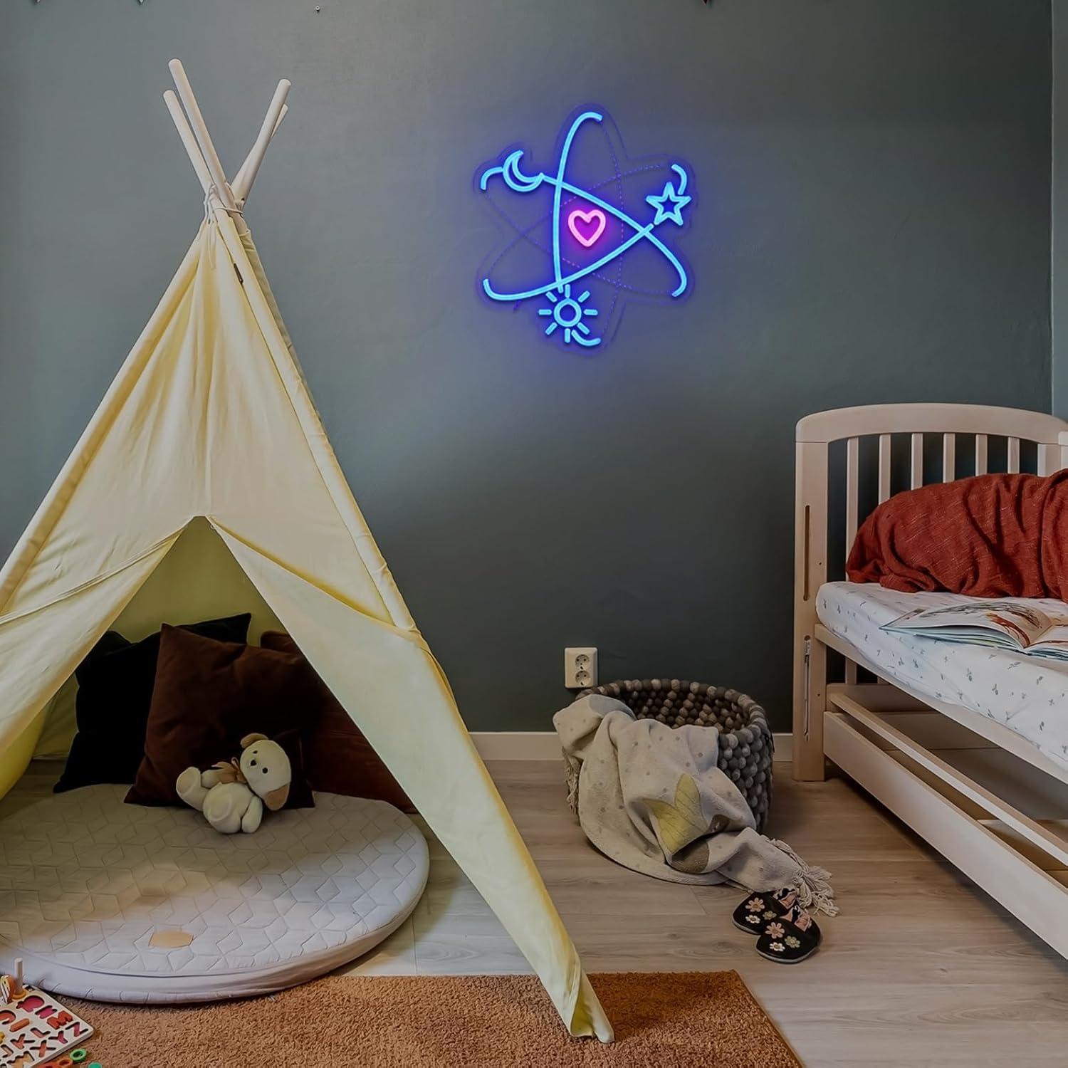 Lampu LED Neon Atomic USB yang - Party Games Lab ulasan dan harga