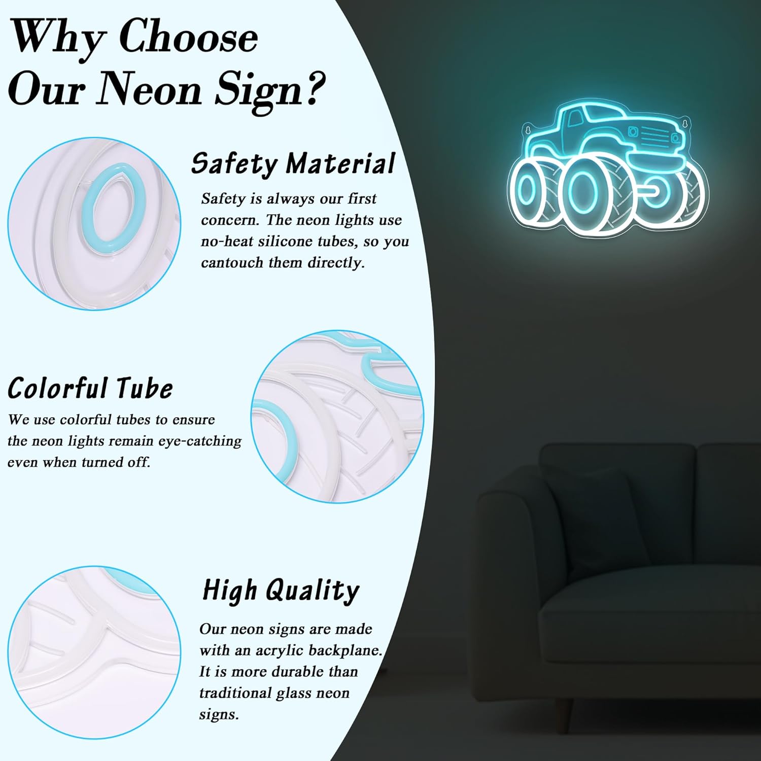 Lampu Neon LED USB Dimmable un - Party Games Shop ulasan dan harga