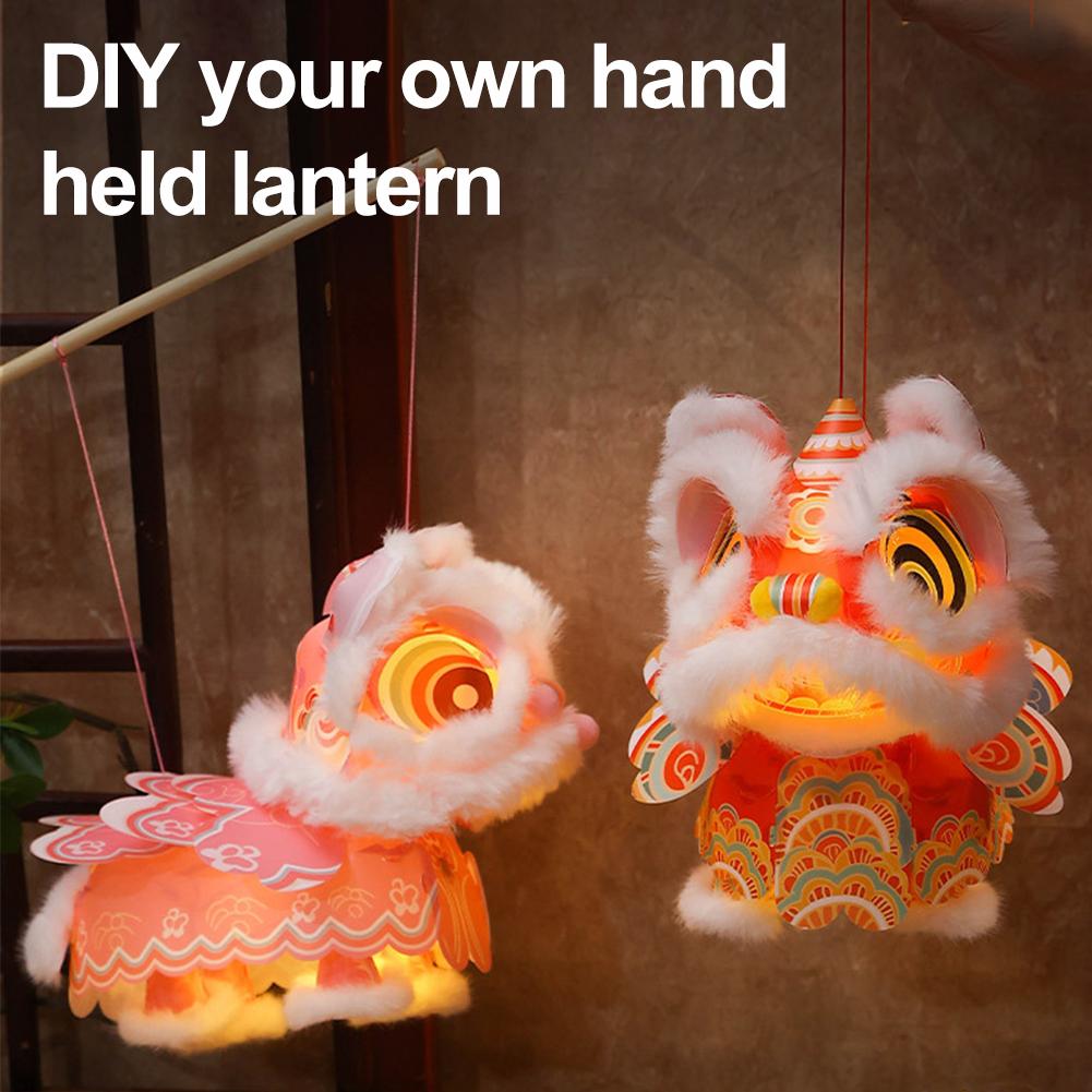 Kit DIY Lampion Tarian Singa T - Party Games New Year ulasan dan harga
