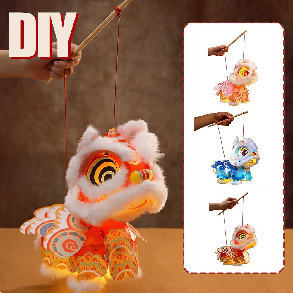 Kit DIY Lampion Tarian Singa T - Party Games New Year ulasan dan harga