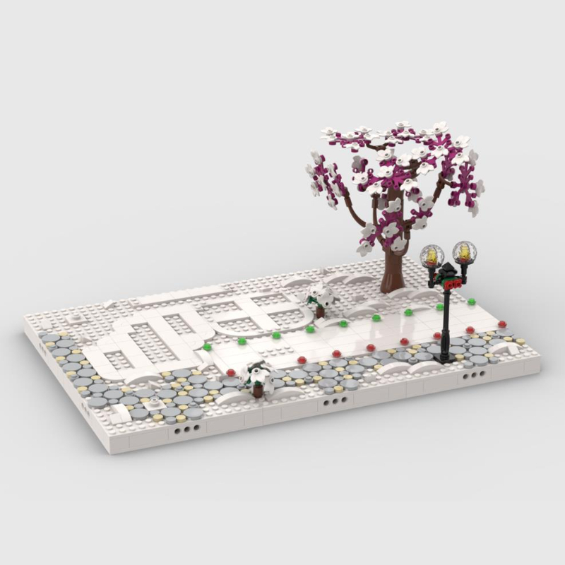 Basis Pajangan Desa Musim Ding - Lego Set Creator ulasan dan harga