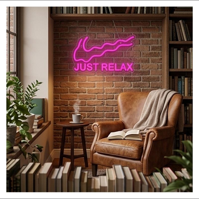 Lampu Neon Just Relax Untuk Yo - Party Games Shop ulasan dan harga