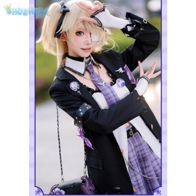 Kostum Cosplay Fischl Game Gen - Party Games Shop ulasan dan harga