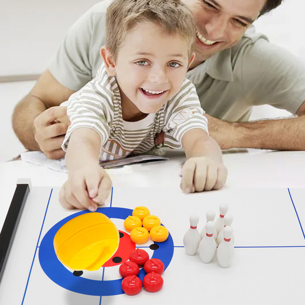 Permainan Meja Mini Curling &  - Party Games For 5 Year Olds Indoors ulasan dan harga