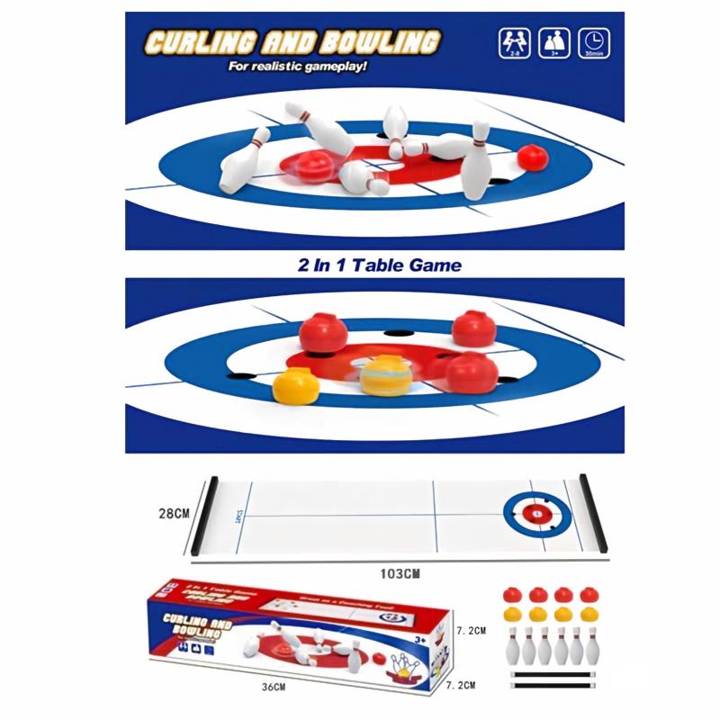 Permainan Meja Mini Curling &  - Party Games For 5 Year Olds Indoors ulasan dan harga