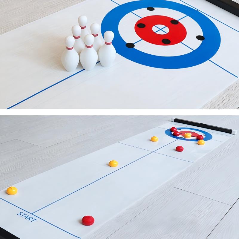 Permainan Meja Mini Curling &  - Party Games For 5 Year Olds Indoors ulasan dan harga