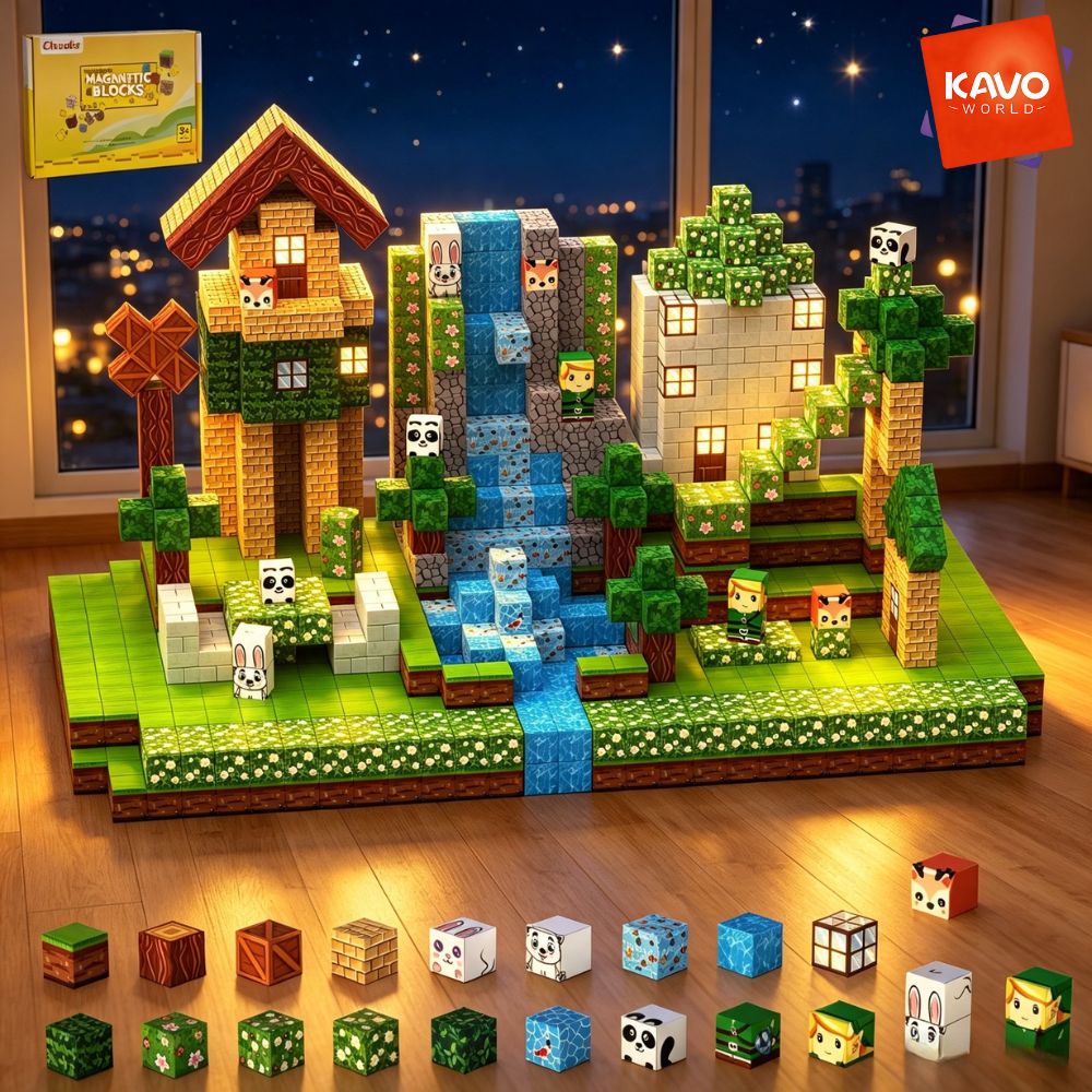 KAVOWORLD 150pcs Blok Bangunan - Party Games For 5 Year Olds Indoors ulasan dan harga