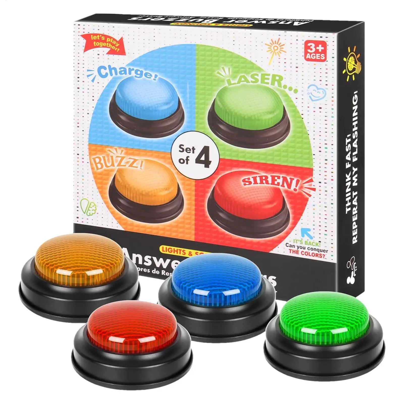 Tombol Jawaban Cepat 4-Piece G - Party Games Engagement ulasan dan harga